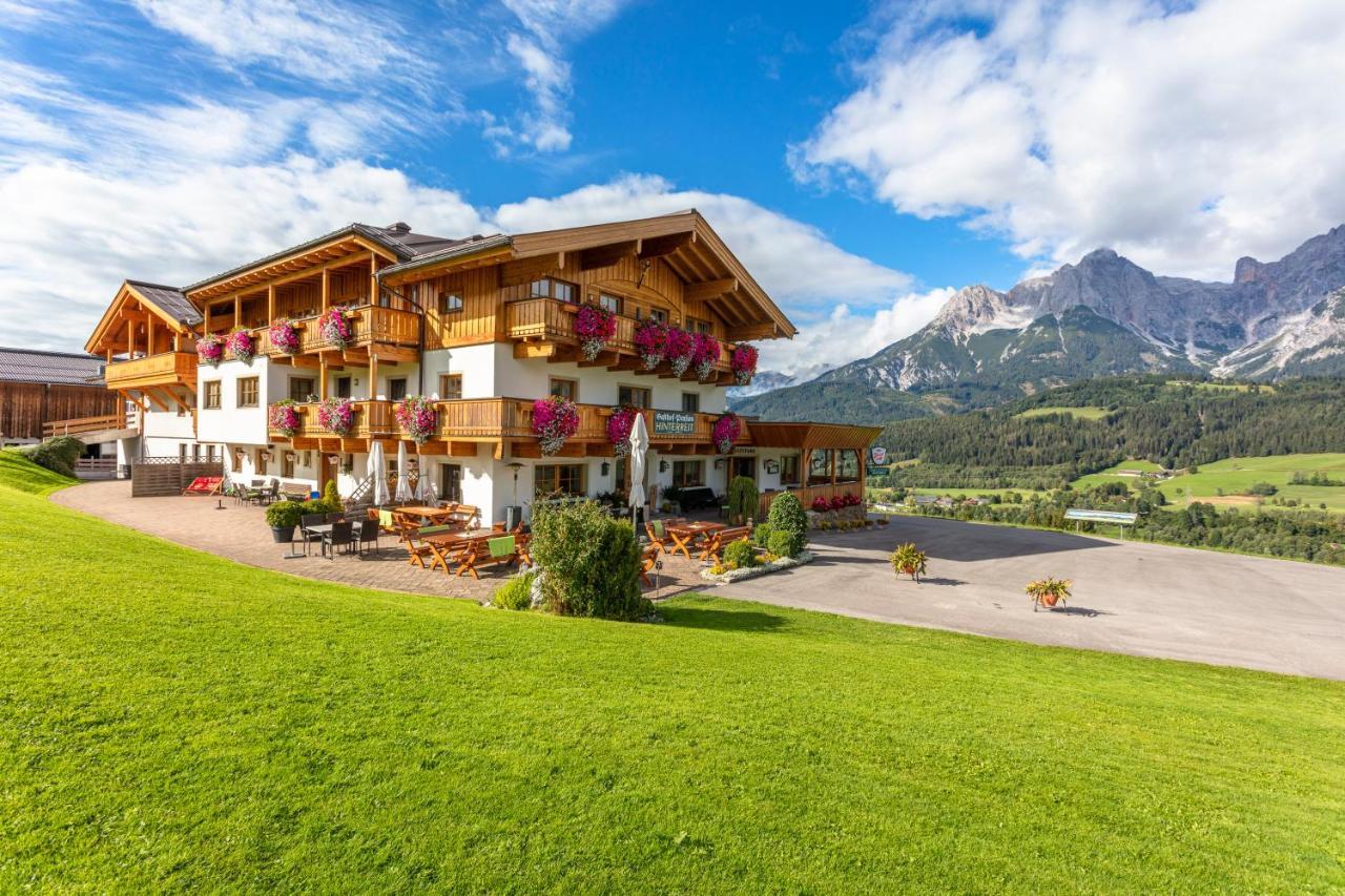 Berggasthof Hinterreit Maria Alm am Steinernen Meer Buitenkant foto